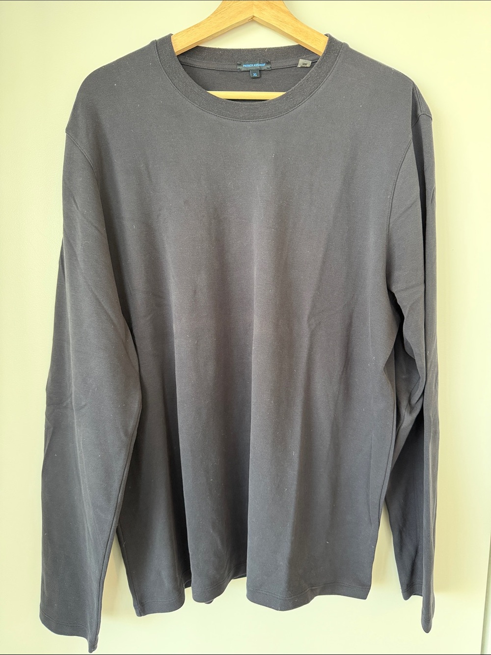 Patrick Assaraf Dark Navy Long Long Sleeve Shirt
